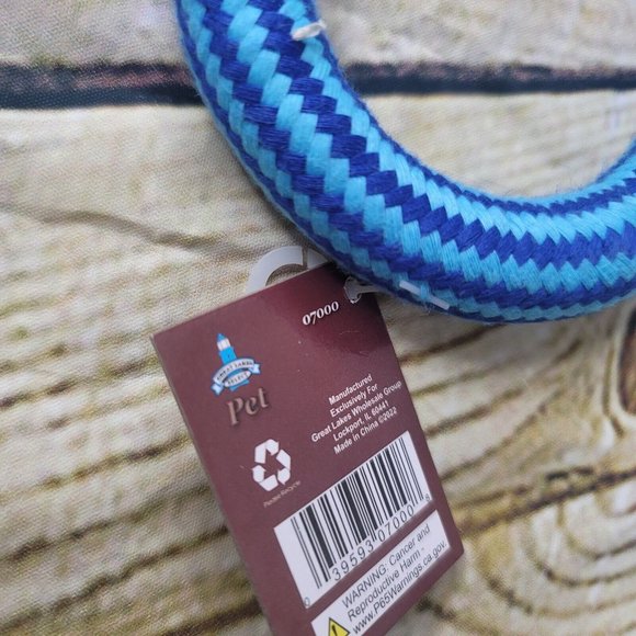 Large Dog Infinity Rope Blue Green JMK 07000 - Picture 2 of 5